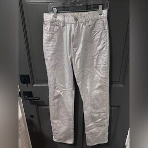 NWT Madewell Silver Coated Jean